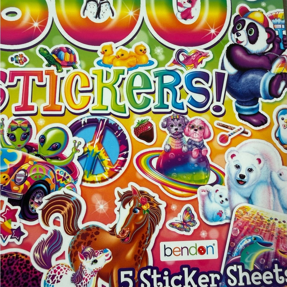 Lisa Frank New Sticker Book - Picture 2 of 4